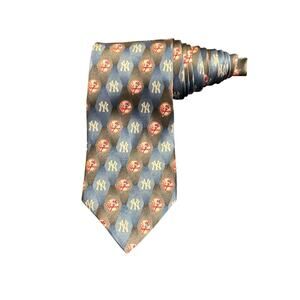 Eagle Wings MLB New York Yankees Baseball Logo Novelty Vintage Silk Necktie